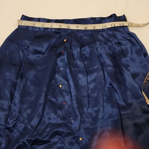 Vintage DA FU GUI  embroidered  100%Silk skirt  size (34) small - Picture 5 of 7